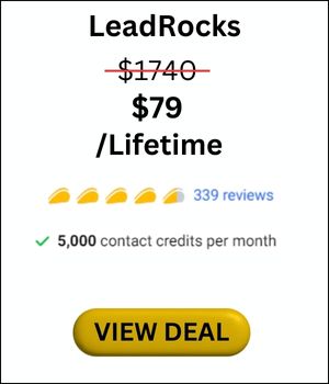 LeadRocks pricing