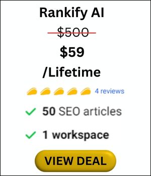 Rankify AI pricing