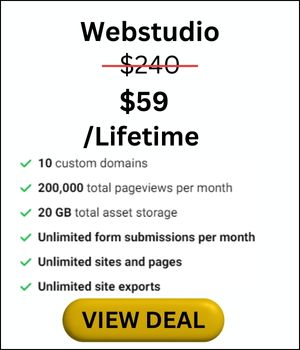 Webstudio pricing