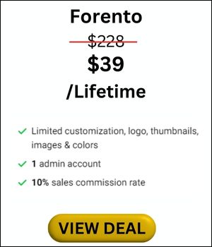 forento pricing