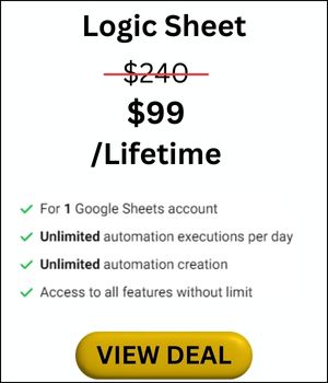 logic sheet pricing