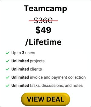 teamcamp pricing